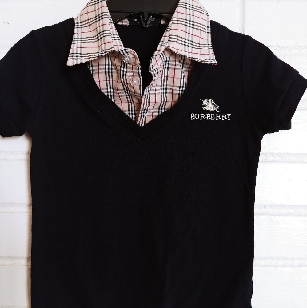 Girls plaid top